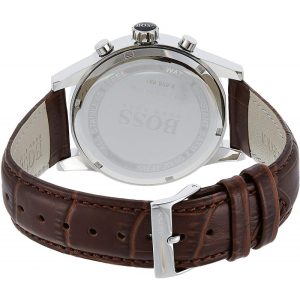 Hugo Boss Jet White Dial Brown Leather Strap Watch for Men - 1513280 Buy Now By Hugo Boss