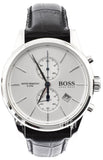 Hugo Boss Jet Silver Dial Black Leather Strap Watch for Men - 1513282 Buy Now By Hugo Boss