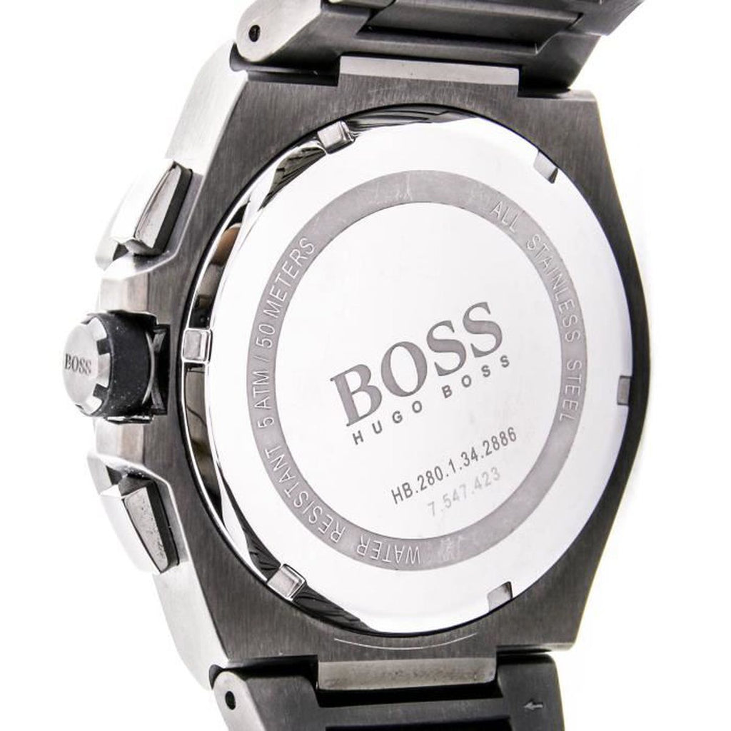 Hugo Boss Supernova Grey Dial Grey Steel Strap Watch for Men - 1513361 Buy Now By Hugo Boss