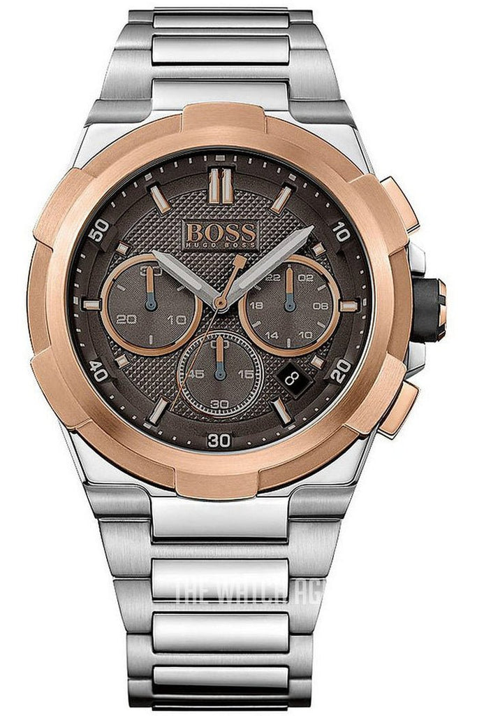 Hugo Boss Supernova Grey Dial Silver Steel Strap Watch for Men - 1513362 Buy Now By Hugo Boss