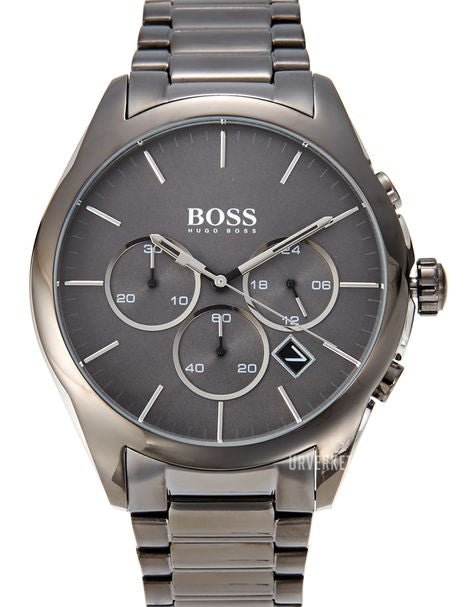 Hugo Boss Classic Grey Dial Grey Steel Strap Watch for Men - 1513364 Buy Now By Hugo Boss