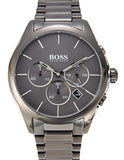 Hugo Boss Classic Grey Dial Grey Steel Strap Watch for Men - 1513364 Buy Now By Hugo Boss