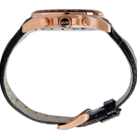 Hugo Boss Rafale Chronograph Brown Dial Brown Leather Strap Watch For Men - 1513392 Buy Now By Hugo Boss