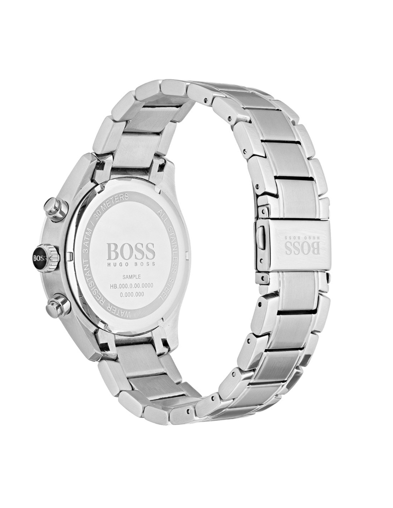 Hugo Boss Grand Prix Blue Dial Silver Steel Strap Watch for Men - 1513478 Buy Now By Hugo Boss