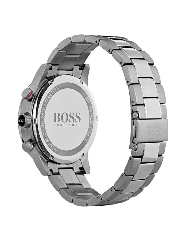 Hugo Boss Rafale Chronograph Black Dial Silver Steel Strap Watch for Men - 1513509 Buy Now By Hugo Boss