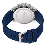 Hugo Boss Professional Chronograph Blue Dial Blue Silicone Strap Watch for Men - 1513526 Buy Now By Hugo Boss