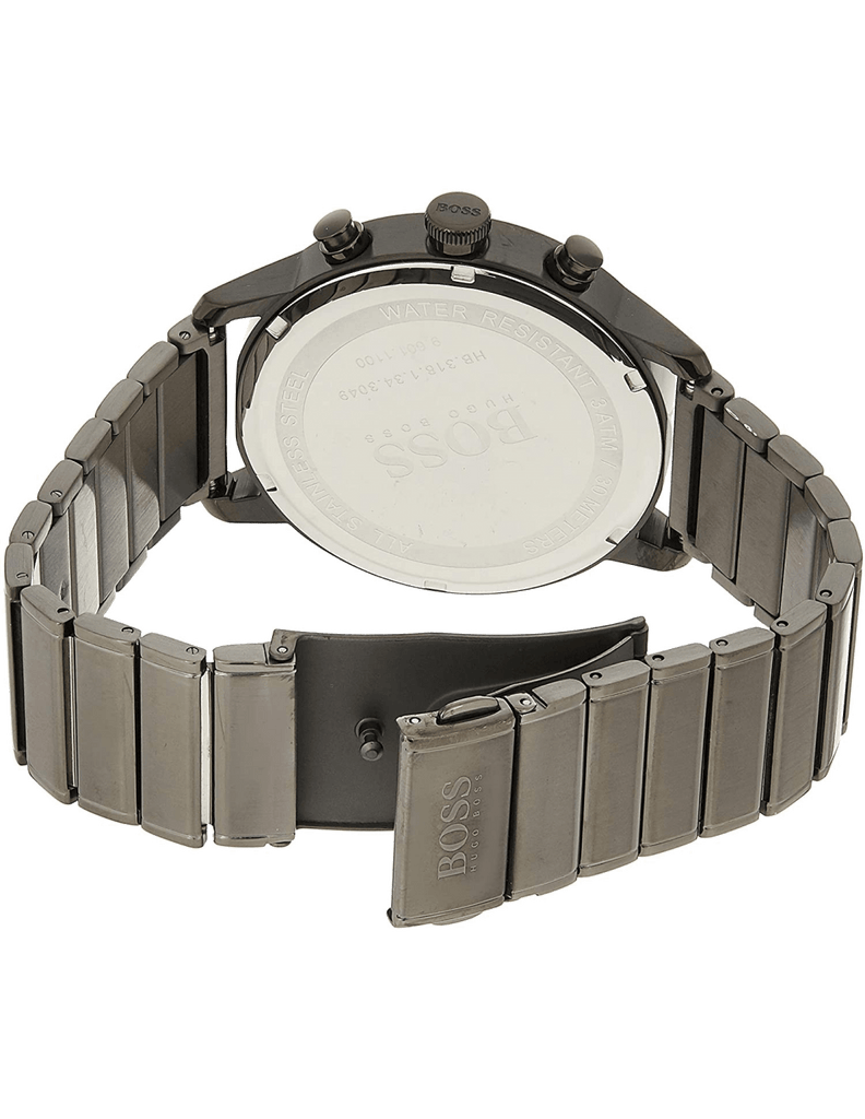 Hugo Boss Architectural Blue Dial Grey Steel Strap Watch for Men - 1513574 Buy Now By Hugo Boss