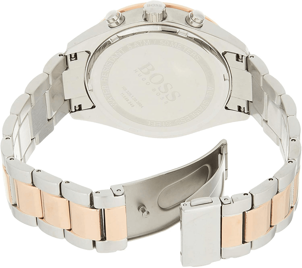 Hugo Boss Talent Black Dial Two Tone Steel Strap Watch for Men - 1513584 Buy Now By Hugo Boss