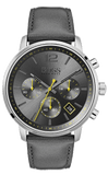 Hugo Boss Attitude Grey Dial Grey Leather Strap Watch for Men - 1513658 Buy Now By Hugo Boss