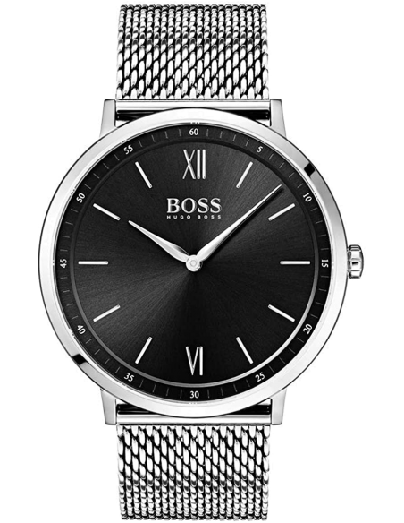 Hugo Boss Jackson Quartz Black Dial Silver Mesh Bracelet Watch For Men - 1513514 Buy Now By Hugo Boss