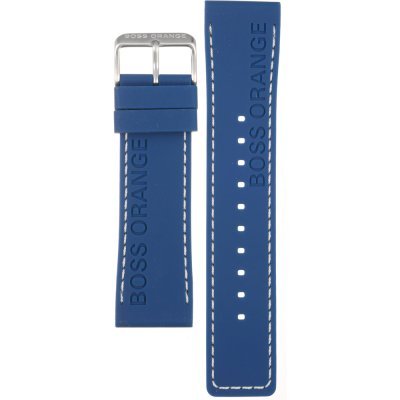 Hugo Boss Globetrotter Blue Dial Blue Silicone Strap Watch for Men - 1513821 Buy Now By Hugo Boss