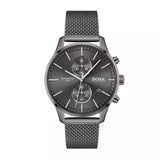 Hugo Boss Associate Grey Dial Grey Mesh Bracelet Watch for Men - 1513870 Buy Now By Hugo Boss