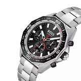 Hugo Boss Intensity Chronograph Black Dial Silver Steel Strap Watch For Men - 1513680 Buy Now By Hugo Boss
