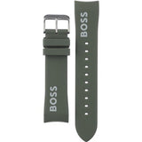 Hugo Boss Volane Chronograph Grey Dial Green Rubber Strap Watch For Men - 1513952 Buy Now By Hugo Boss