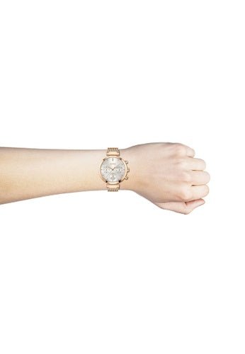 Hugo Boss Flawless White Dial Gold Mesh Bracelet Watch for Women - 1502553 Buy Now By Hugo Boss