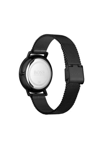 Hugo Boss Infinity Black Dial Black Mesh Bracelet Watch for Women -1502521 Buy Now By Hugo Boss