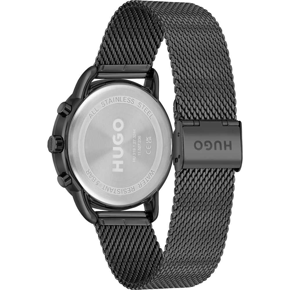 Hugo Boss Infinity Black Dial Black Mesh Bracelet Watch for Women -1502521 Buy Now By Hugo Boss