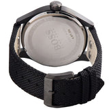 Hugo Boss Aeroliner Chronograph Black Dial Black Leather Strap Watch For Men - 1513086 Buy Now By Hugo Boss