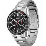 Hugo Boss Allure Chronograph Black Dial Silver Steel Strap Watch for Men - 1513922 Buy Now By Hugo Boss
