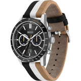 Hugo Boss Allure Chronograph Black Dial Multicolor Nylon Strap Watch for Men - 1513963 Buy Now By Hugo Boss