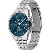 Hugo Boss Associate Blue Dial Silver Steel Strap Watch for Men - 1513839 Buy Now By Hugo Boss
