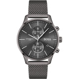 Hugo Boss Associate Black Dial Black Mesh Bracelet Watch for Men - 1513769 Buy Now By Hugo Boss
