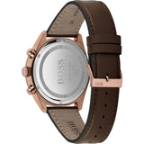 Hugo Boss Champion Blue Dial Brown Leather Strap Watch for Men - 1513817 Buy Now By Hugo Boss