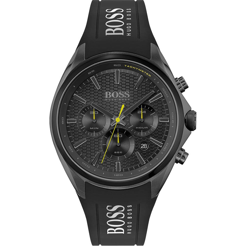 Hugo Boss Distinct Black Dial Black Silicone Strap Watch for Men - 1513859 Buy Now By Hugo Boss