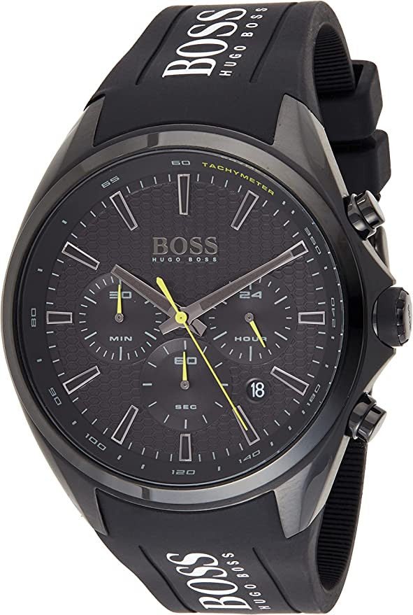 Hugo Boss Distinct Black Dial Black Silicone Strap Watch for Men - 1513859 Buy Now By Hugo Boss