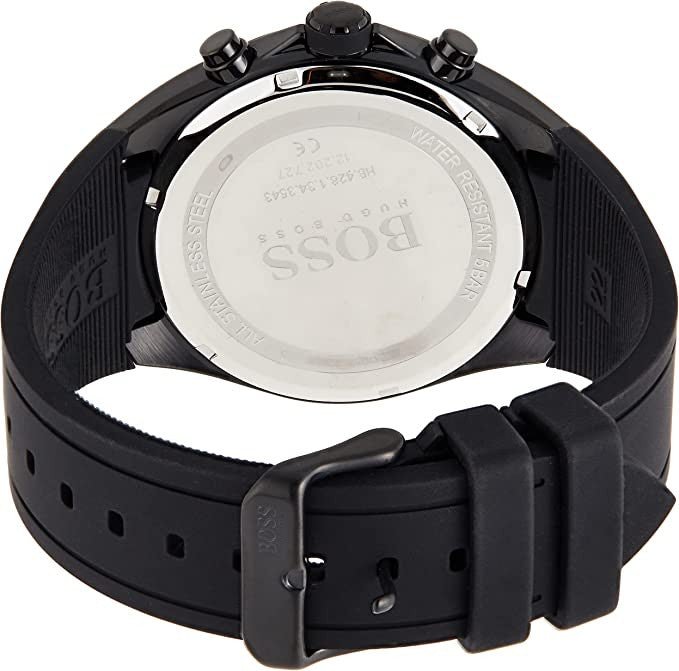 Hugo Boss Distinct Black Dial Black Silicone Strap Watch for Men - 1513859 Buy Now By Hugo Boss