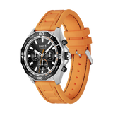 Hugo Boss Energy Chronograph Quartz Black Dial Orange Rubber Strap Watch For Men - 1513970 Buy Now By Hugo Boss