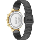 Hugo Boss Flawless Black Dial Black Mesh Bracelet Watch for Women - 1502627 Buy Now By Hugo Boss