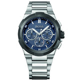 Hugo Boss Supernova Chronograph Blue Dial Silver Steel Strap Watch for Men - 1513360 Buy Now By Hugo Boss