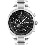 Hugo Boss Grand Prix Black Dial Silver Steel Strap Watch for Men - 1513477 Buy Now By Hugo Boss