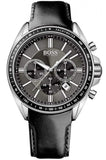 Hugo Boss Contemporary Sport Driver Black Dial Black Leather Strap Watch for Men - 1513085 Buy Now By Hugo Boss