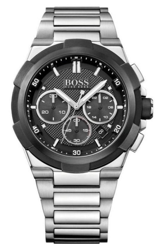 Hugo Boss Supernova Chronograph Black Dial Silver Steel Strap Watch for Men - 1513359 Buy Now By Hugo Boss