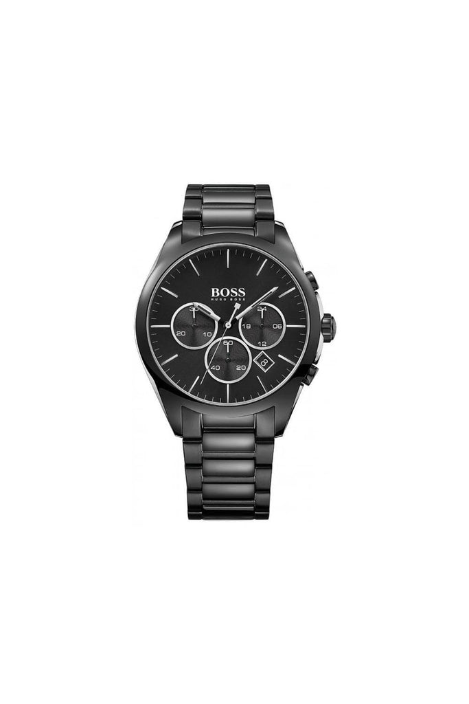 Hugo Boss Onyx Black Dial Black Steel Strap Watch for Men - 1513365 Buy Now By Hugo Boss