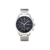 Hugo Boss Grand Prix Black Dial Silver Steel Strap Watch for Men - 1513477 Buy Now By Hugo Boss