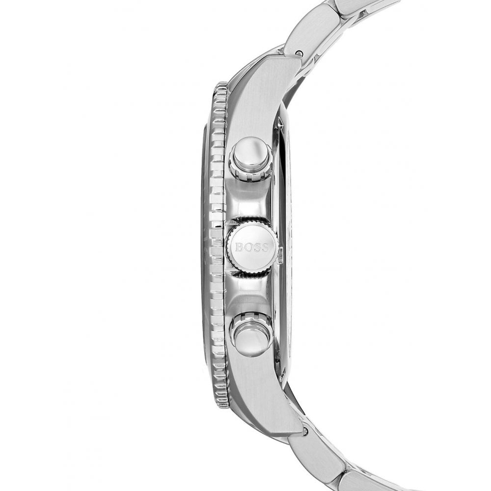 Hugo Boss Ocean Edition Chronograph Blue Dial Silver Steel Strap Watch for Men - 1513704 Buy Now By Hugo Boss