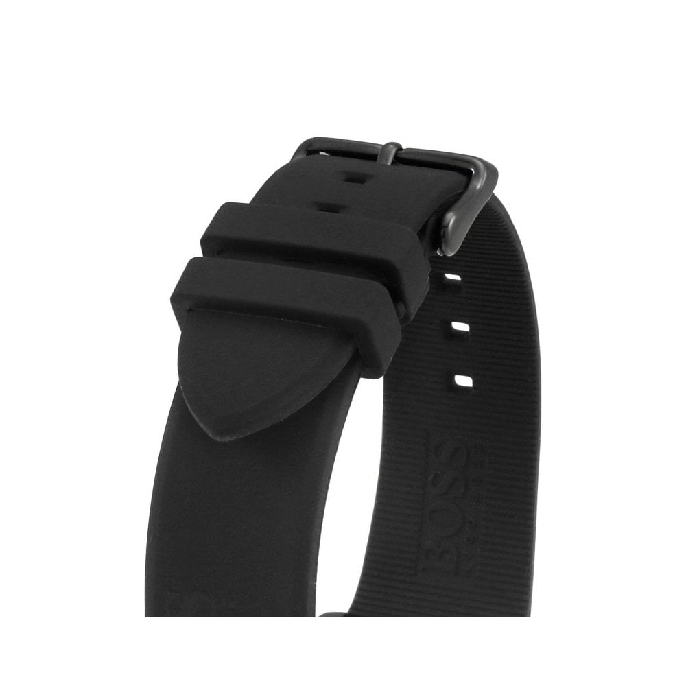 Hugo Boss Velocity Black Dial Black Rubber Strap Watch for Men - 1513720 Buy Now By Hugo Boss