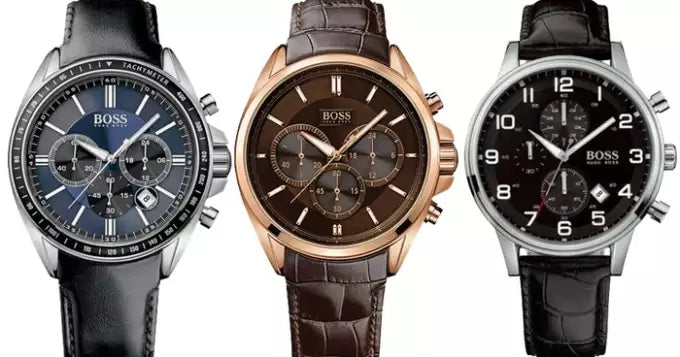 Hugo Boss Driver Chronograph Brown Dial Brown Leather Strap Watch For Men - HB1513093 Buy Now By Hugo Boss