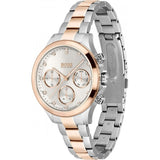 Hugo Boss Hera White Dial Two Tone Steel Strap Watch for Women - 1502564 Buy Now By Hugo Boss