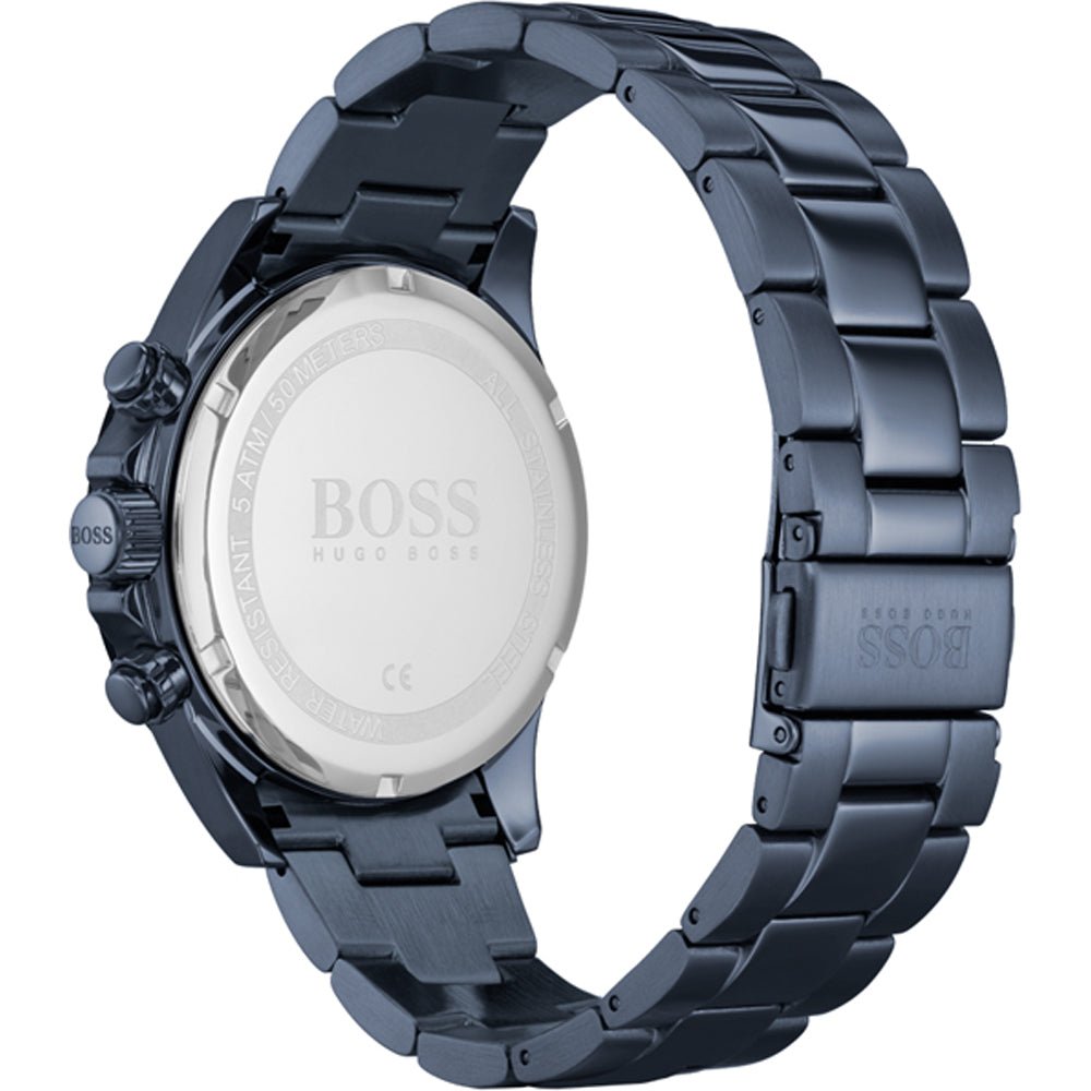 Hugo Boss Santiago Grey Dial Blue Steel Strap Watch for Men - 1513865 Buy Now By Hugo Boss