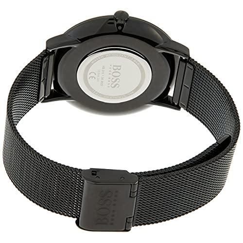 Hugo Boss Horizon Quartz Black Dial Black Mesh Bracelet Watch For Men - 1513542 Buy Now By Hugo Boss