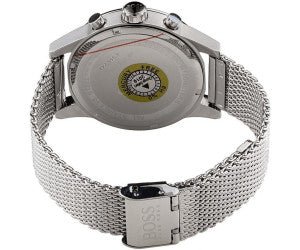 Hugo Boss Jet Chronograph Grey Dial Silver Mesh Bracelet Watch for Men - 1513440 Buy Now By Hugo Boss