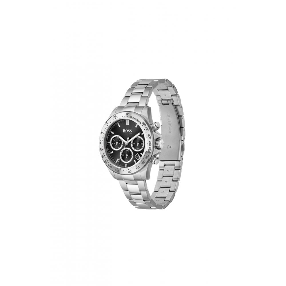 Hugo Boss Novia Black Dial Silver Steel Strap Watch for Women - 1502614 Buy Now By Hugo Boss