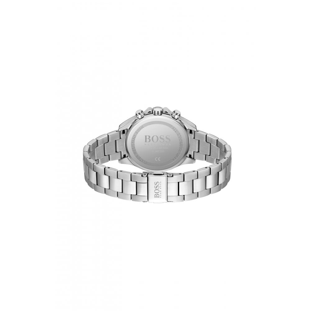 Hugo Boss Novia Chronograph Silver Dial Silver Steel Strap Watch for Women - 1502616 Buy Now By Hugo Boss