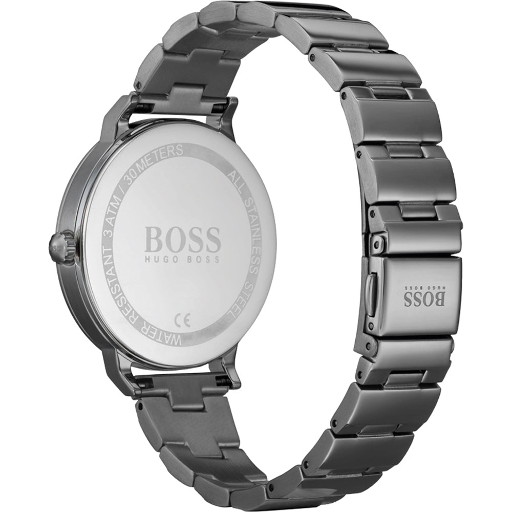 Hugo Boss Spirit Chronograph Grey Dial Grey Steel Strap Watch for Men - 1513695 Buy Now By Hugo Boss