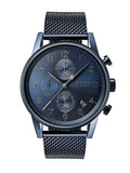 Hugo Boss Navigator Chronograph Blue Dial Blue Mesh Bracelet Watch for Men - 1513538 Buy Now By Hugo Boss