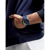 Hugo Boss Globetrotter Blue Dial Blue Silicone Strap Watch for Men - 1513821 Buy Now By Hugo Boss